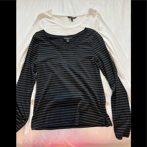 Two banana republic long sleeve shirts